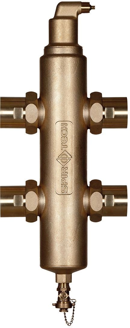 BOUTEILLE CASSE-PRESSION+SEPARATEUR D'AIR ET DE BOUES SPIROCROSS 4/4"