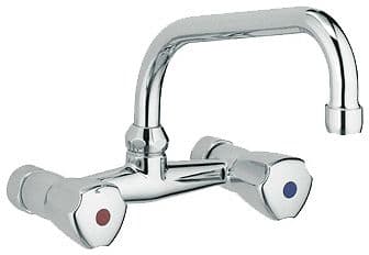 MITIGEUR MURAL STANDARD KLUDI BEC AU-DESSUS 20CM CHROME