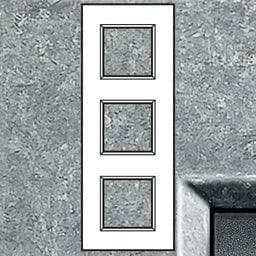 LivingLight - plaque rectangulaire 3 x 2 modules 71mm Native