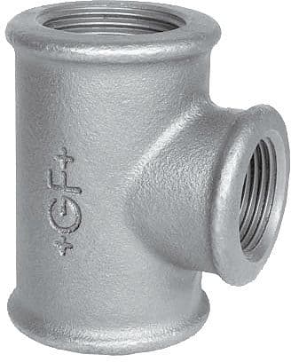 GALVA T REDUIT NR130 6/4"-3/4"-6/4"