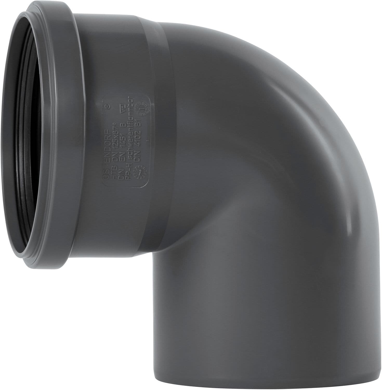 COUDE 87° MF 125MM PP HT-SAFE OSTENDORF