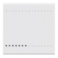 LivingLight - touche basculante haute luminosité 2 modules Blanc
