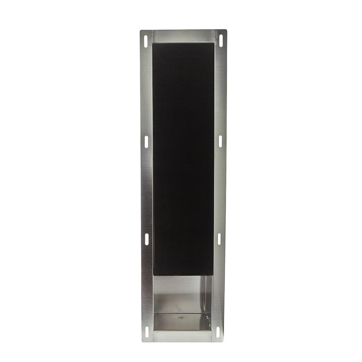 ALONI PORTE-ROULEAU DE RECHANGE ENCASTRABLE INOX, EXCL. INSERT (140X660X120MM)
