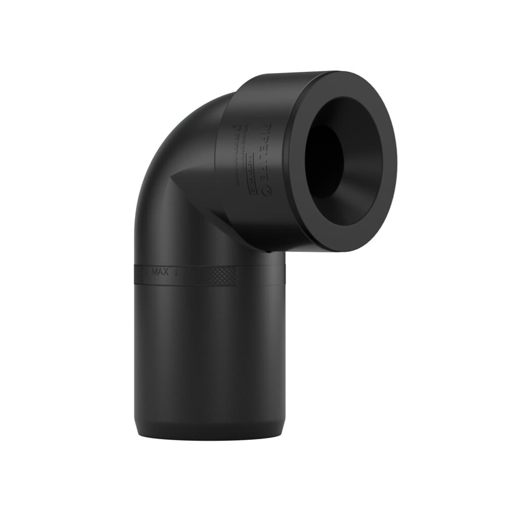 PP Master 3 coude siphon 90° diamètre 40 M-F noir