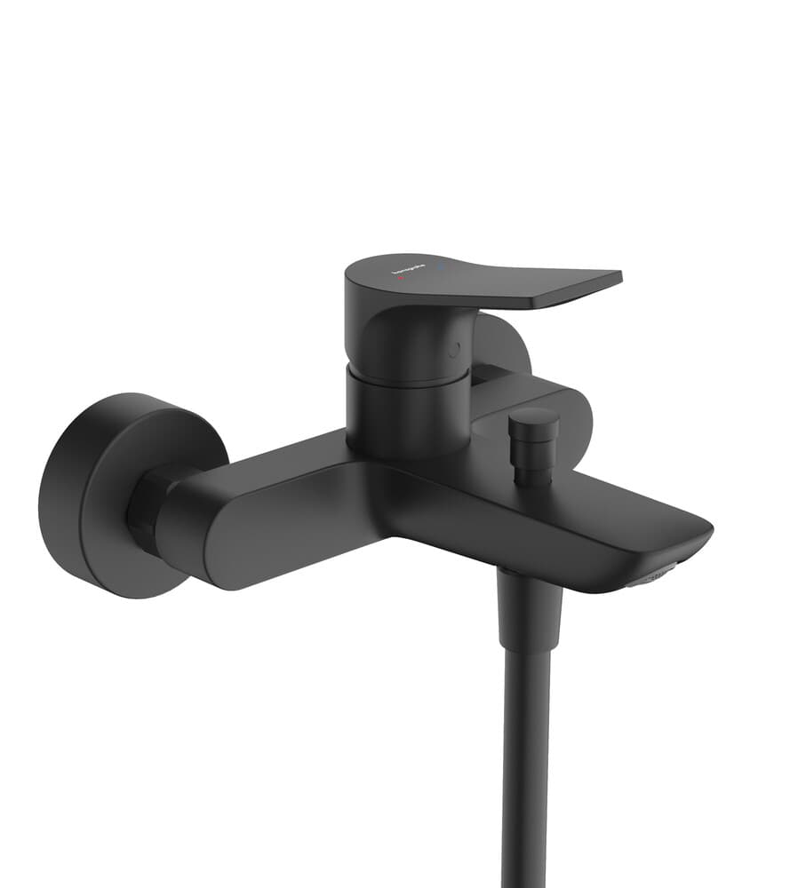 hansgrohe Zebris mitigeur bain apparent noir mat