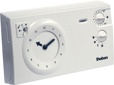 Thermostat à horloge 230V 45 60Hz 24 heures / 7 jours 1CO 6A
