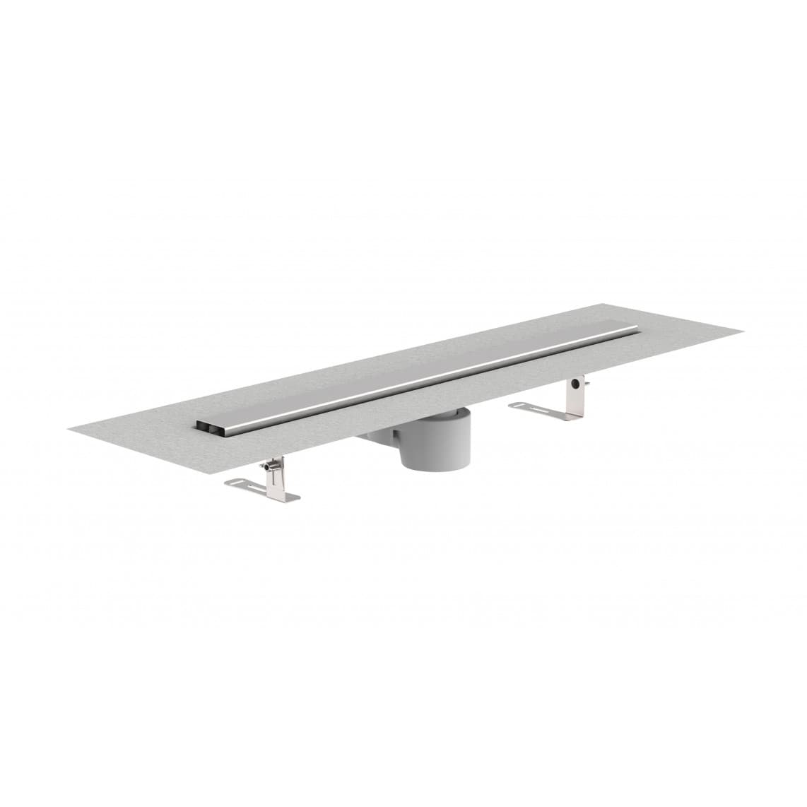 10024 Caniveau de douche, 700 mm, avec Couverture inox
