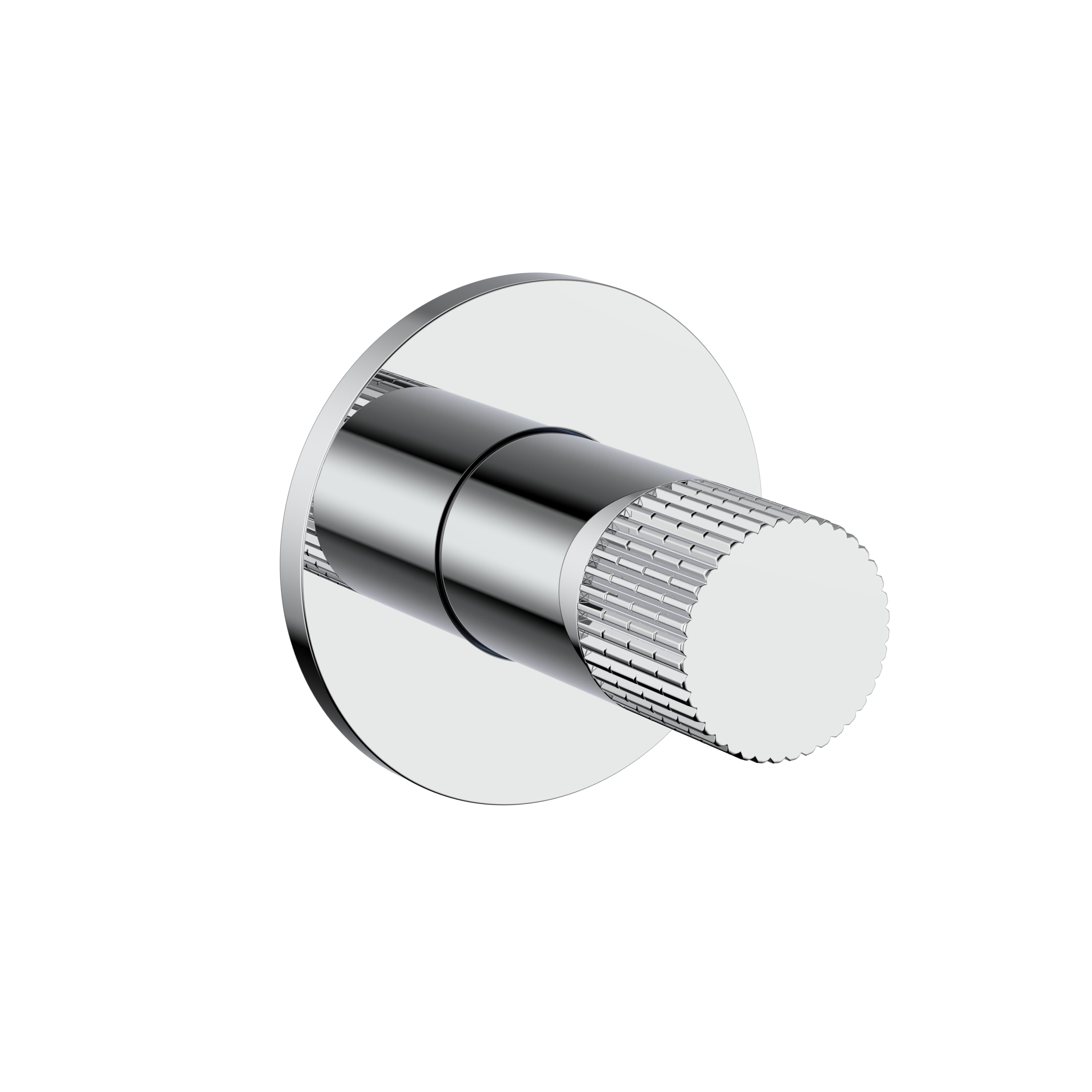 STRIA ROBINET DE BIDET – EAU FROIDE – BOUTON AVEC STRUCTURE STRIÉE RAFFINÉE – CHROME