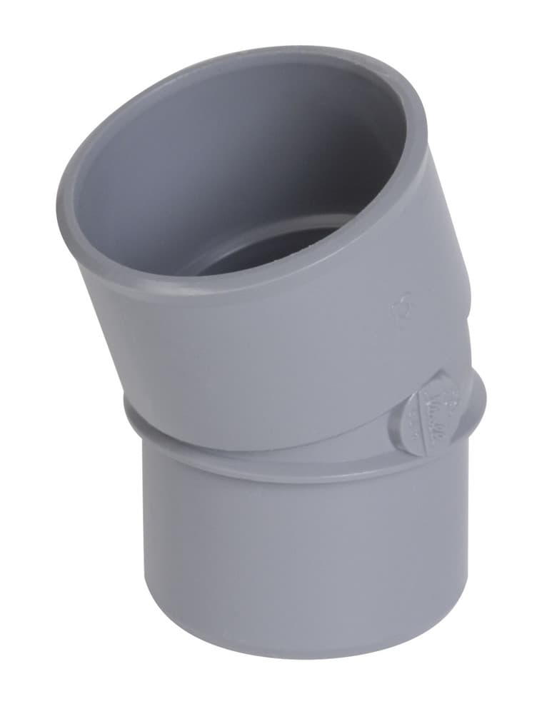 Nicoll raccord à coller PVC coude 20° MF D 50 gris