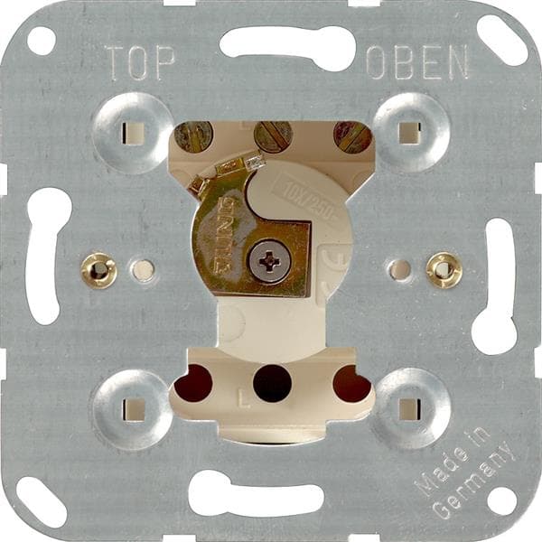 Module bouton-poussoir à clé 10A 250V~pour tous les demi-cylindres profilés DIN ne convient pas
