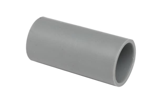 Manchon 20mm pour tube rigide en PVC - Gris fonçé Ral 7037