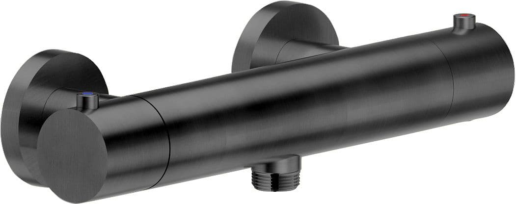 THERMOSTAT DOUCHE LIVE NOBILI GRAPHITE BROSSÉ