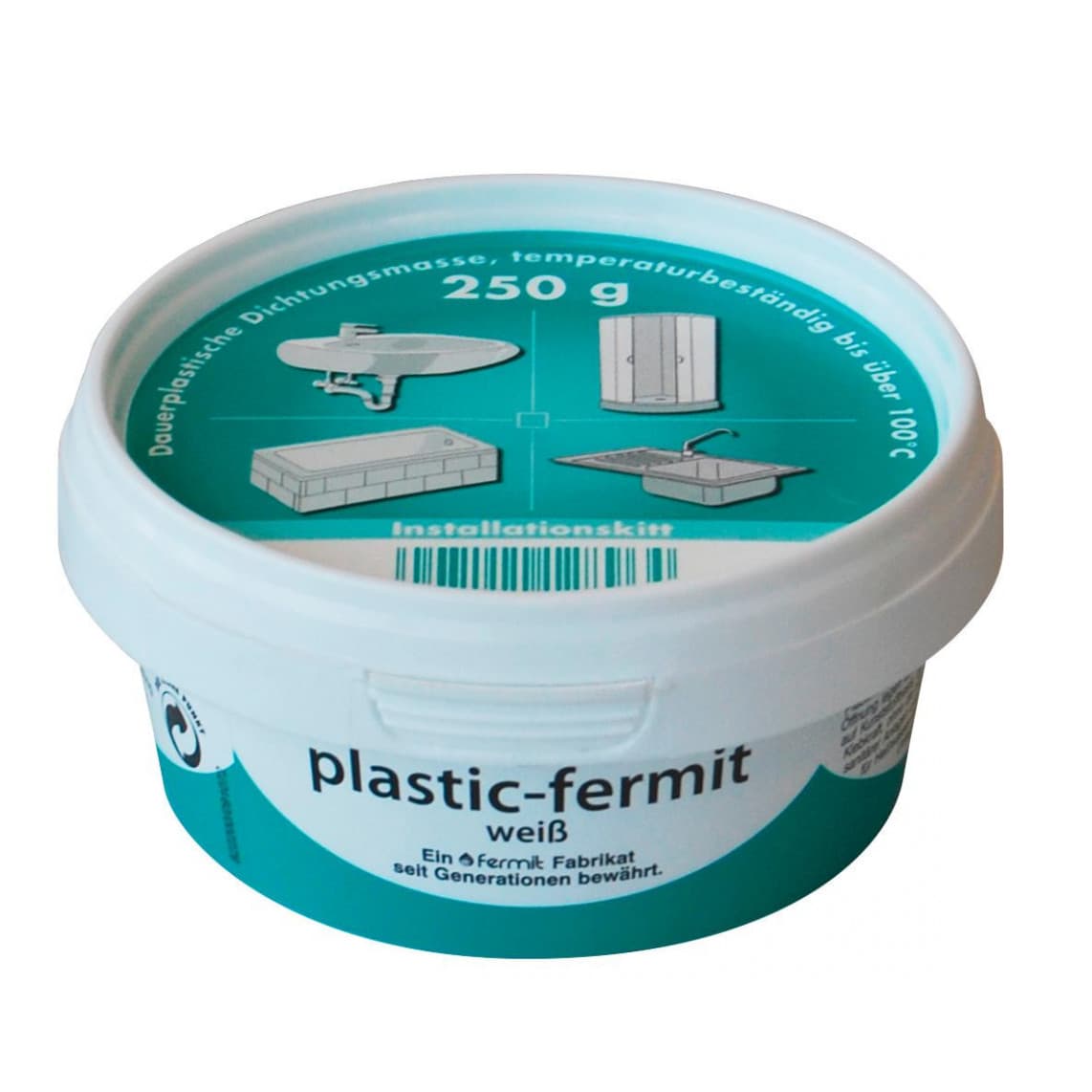 98689010 Plastic-FERMIT, 250 g, en boîte