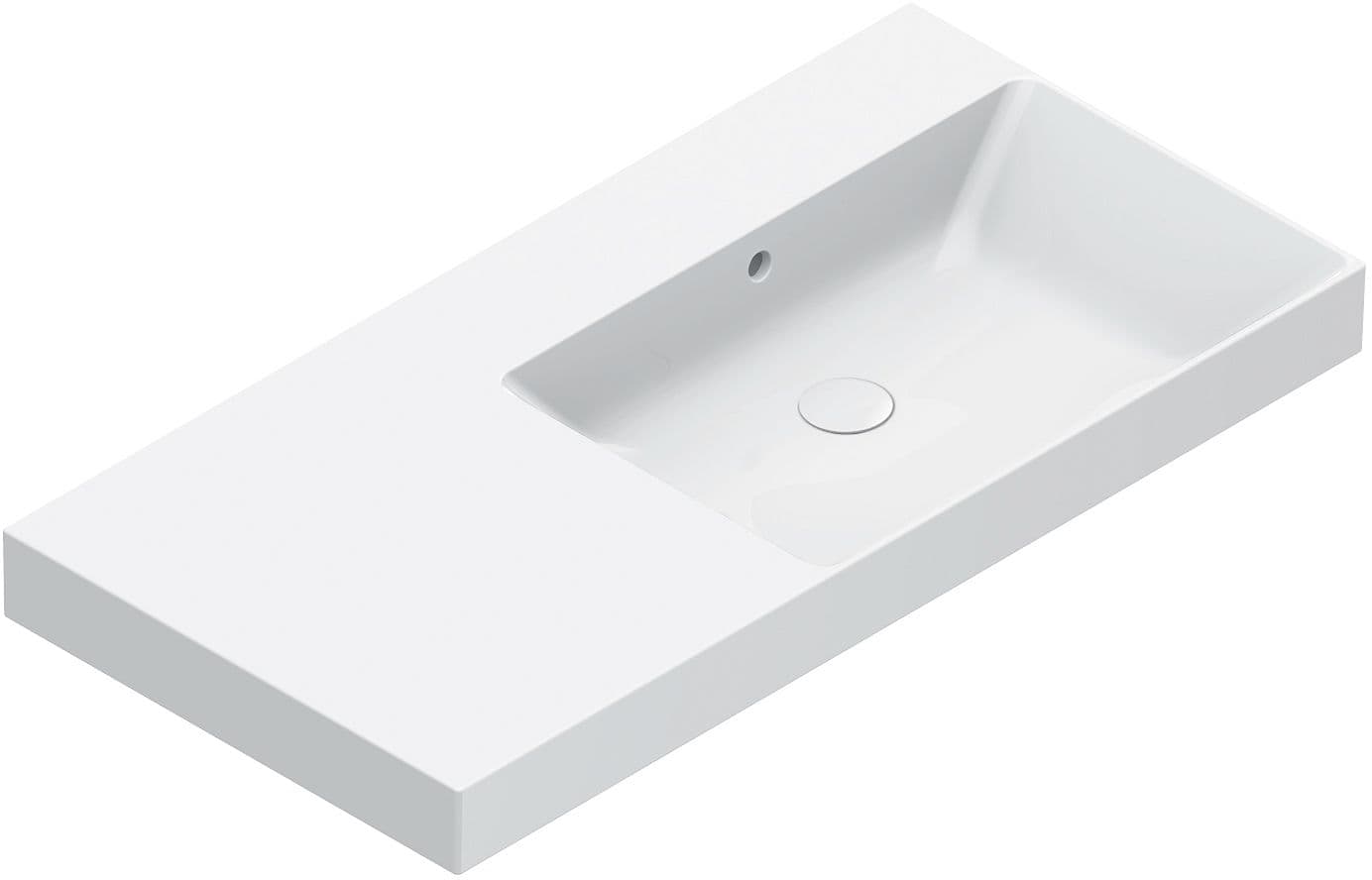 LAVABO ZERO CATALANO CATAGLAZE+ 100X50CM RECHTS BLANC