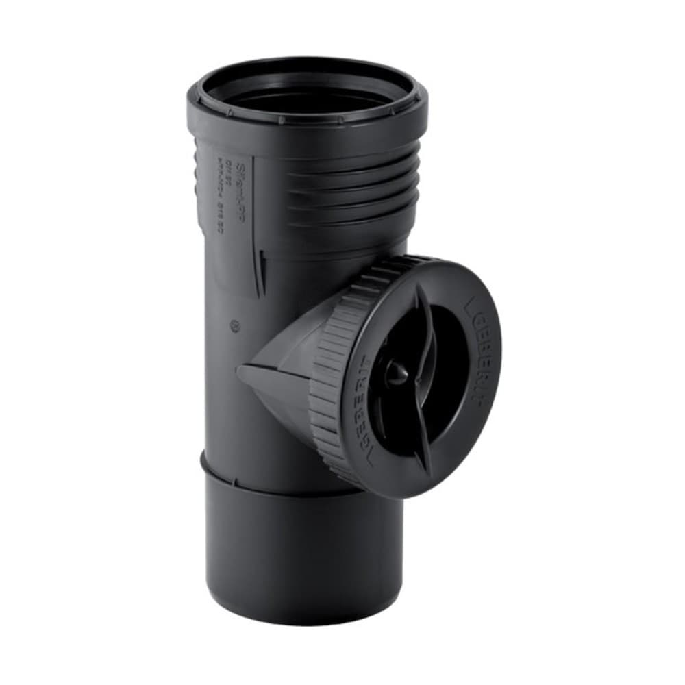 Geberit Silent-PP regard de visite 90° avec ouverture de service ronde D 110 mm