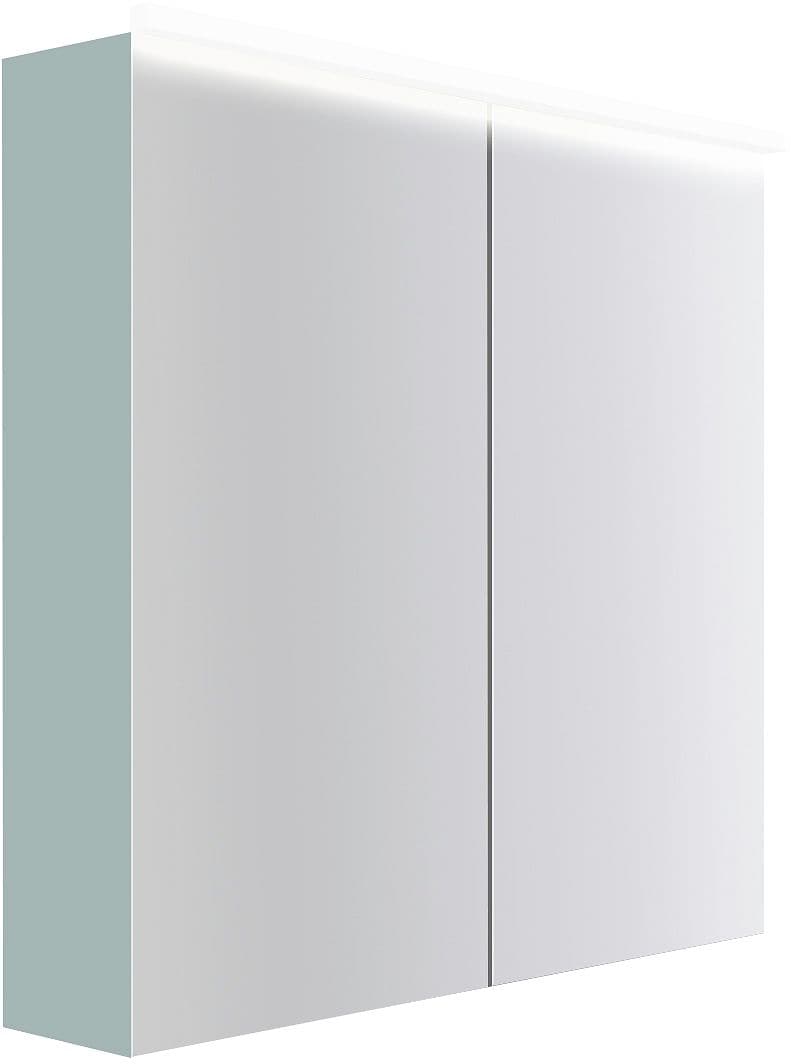 ARMOIRE TOILETTE COFFEE 2 PORTES 800MM 4250K TECTONA BLUE AZUR DOUX MAT