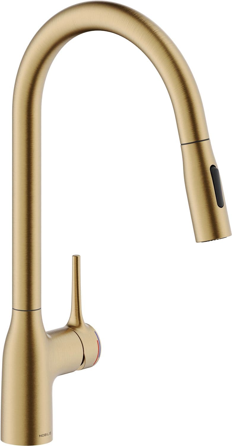 MITIGEUR CUISINE MANIA NOBILI +DOUCHETTE 2-JET AMBRA BROSSE