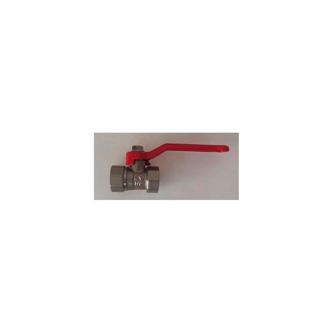 988598155 Robinet à sphère Laiton pressé, nickelé, 1/2" F
