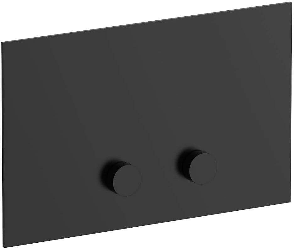 PLAQUE DE COMMANDE 2-TOUCHES POUR GEBERIT SIGMA8 SIGMA12 ICONA CLASSIC FANTINI NOIR PVD