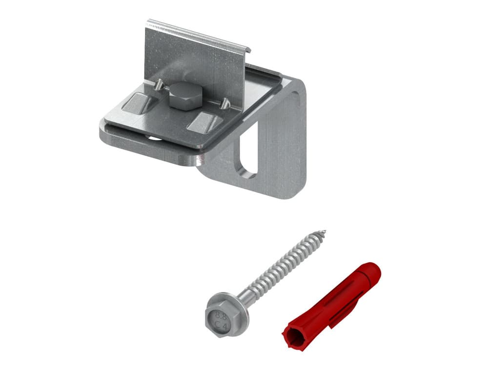 Tece TeceProfil set de fixation simple par 10 pièces