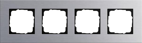 Cadre de finition Gira Esprit Aluminium (anodisé) - Aluminium anodisé E 1 EV 1.