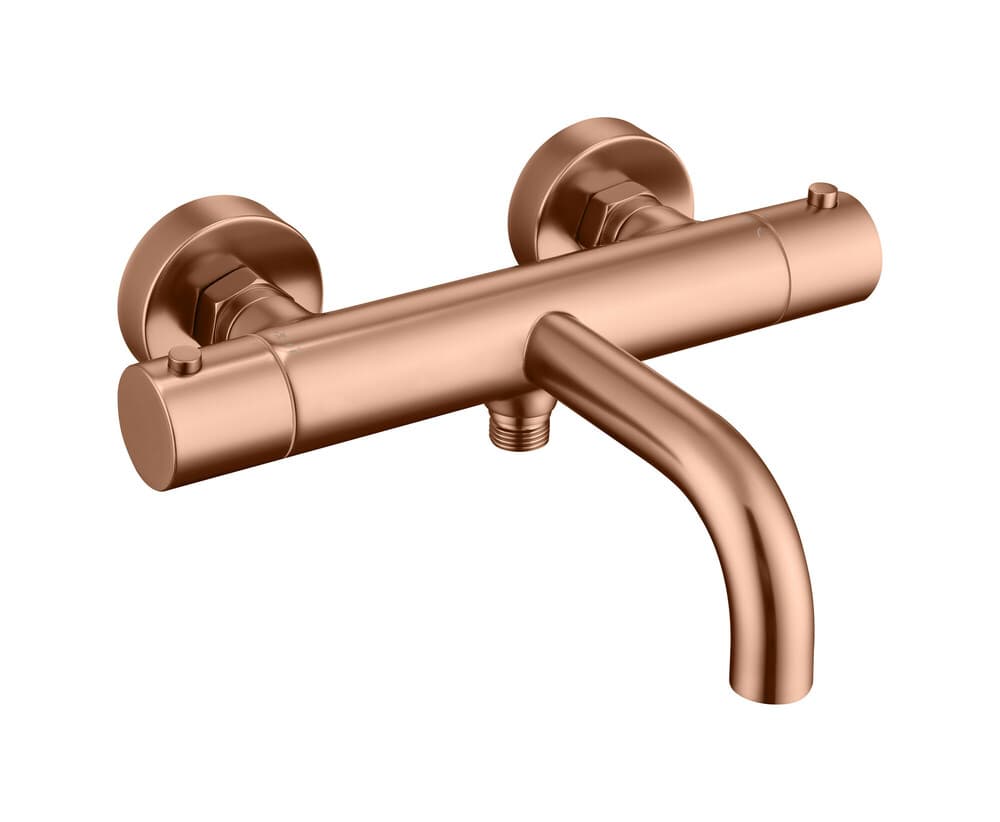 Van Marcke Lana mitigeur bain/douche thermostatique or rosé