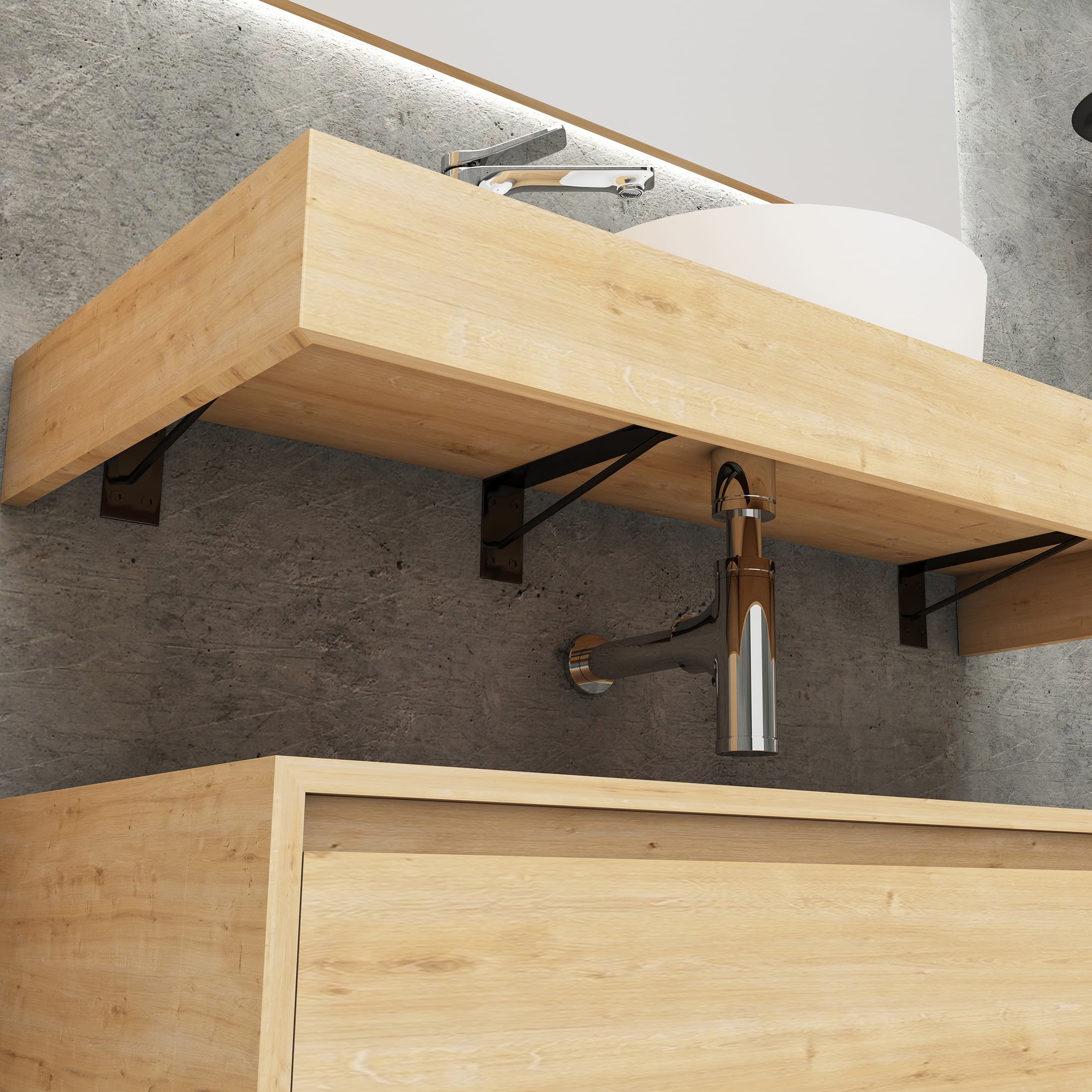 ALONI LINA MEUBLE SOUS-PLAN (120CM) - SAFIR