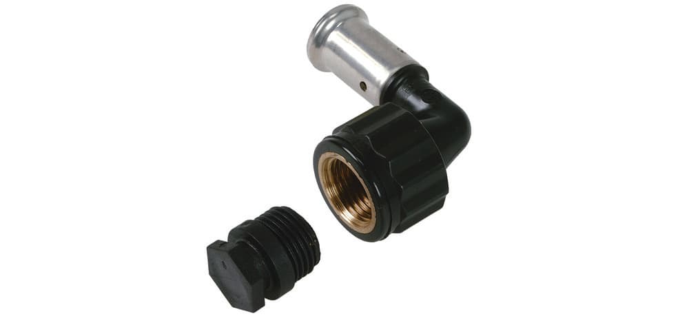 Henco PVDF coude 90° 1/2F