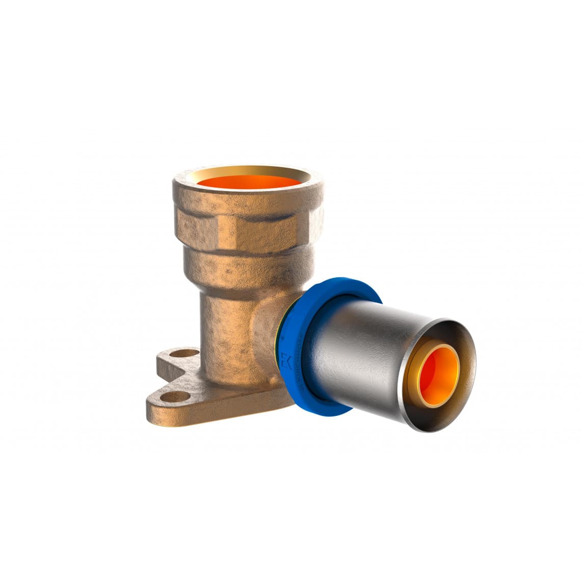 988722355 LT disque mural, vierge, 20 mm x 1/2" F, raccord à sertir pour tube multicouche