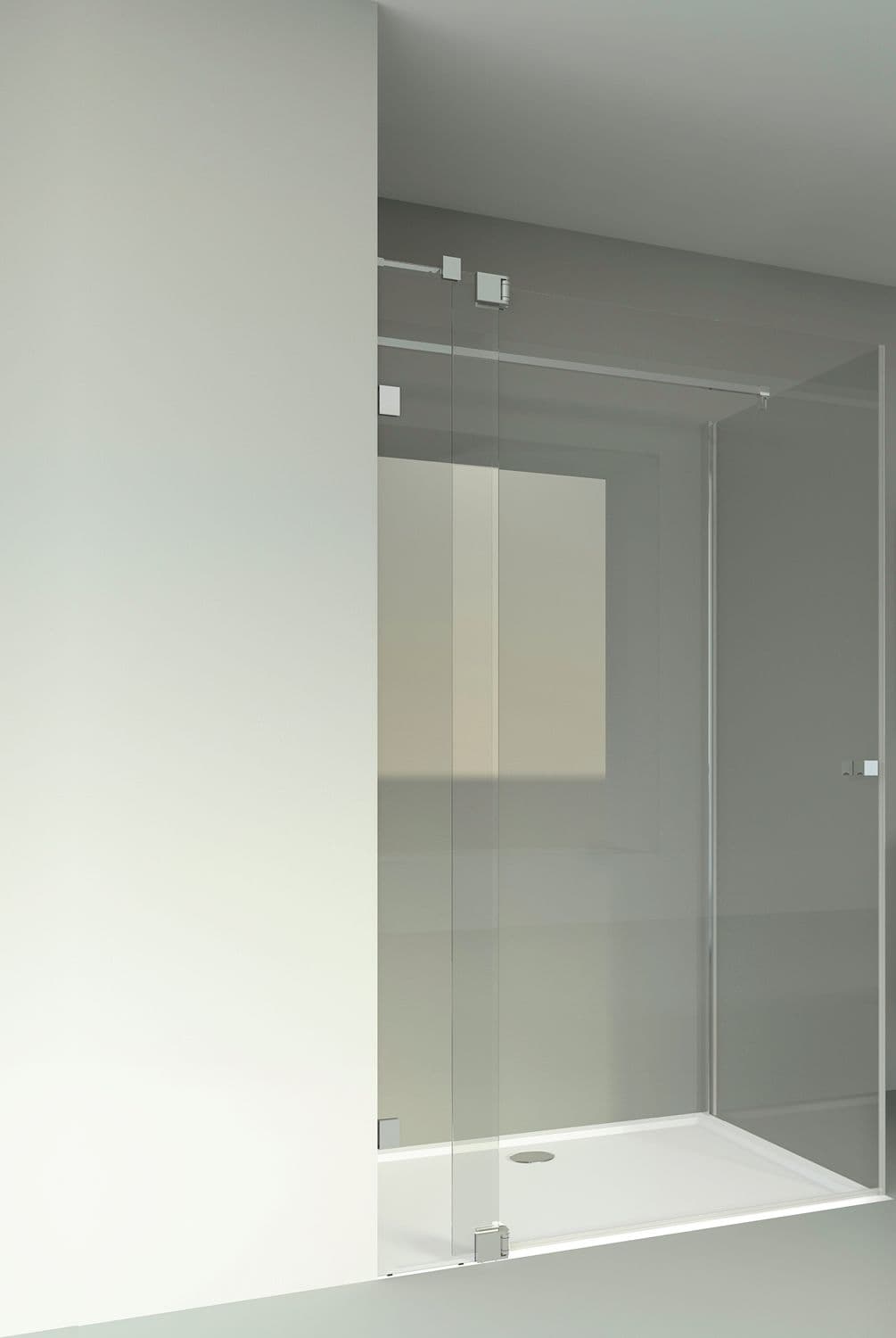 PASPARTOE PORTE PIVOTANTE + PAROI H200 90-80