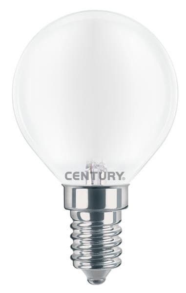 Lampe filament Led mat boule - 4W - E14 - 3000K - 470lm - IP20