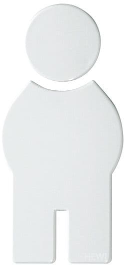 SYMBOLE HOMME HEWI 801 BLANC
