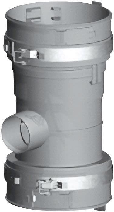 T DE RACCORDEMENT PP POUR MULTIFLEX CLV 130-60MM