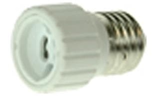 Adaptateur de soquet - E27 mâle - Gu10 femelle - céramique - Blanc