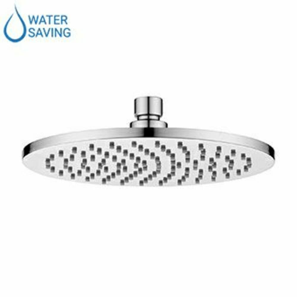 Zucchetti douche de tête D200mm laiton jet fixe anti-calcaire 9l/min chromé