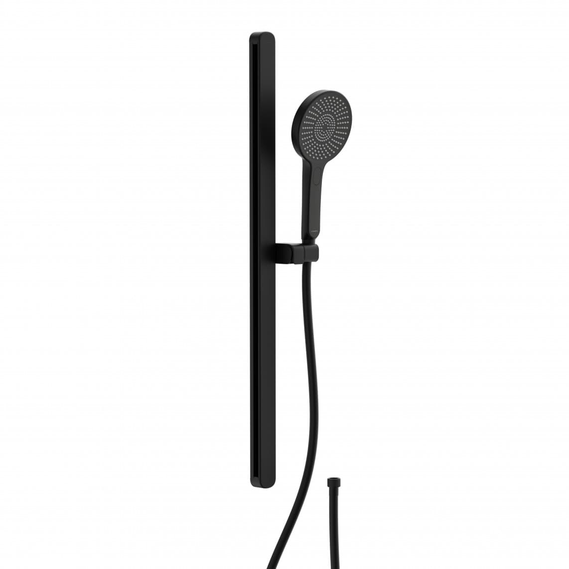 64206 KARIBIK set barre de douche, noir mat, oval