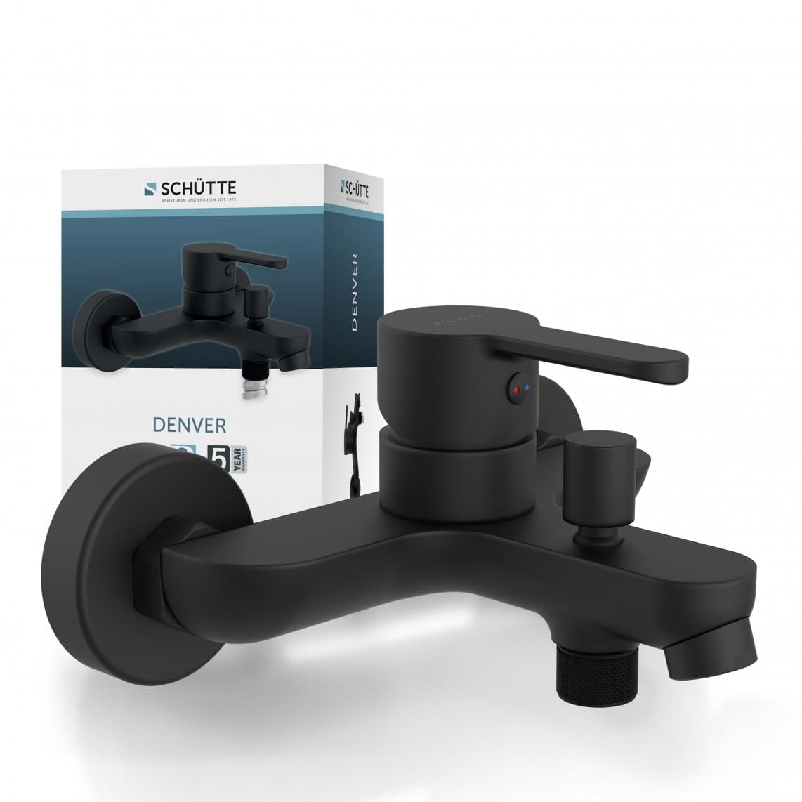 44306 DENVER Mitigeur bain/douche, noir mat