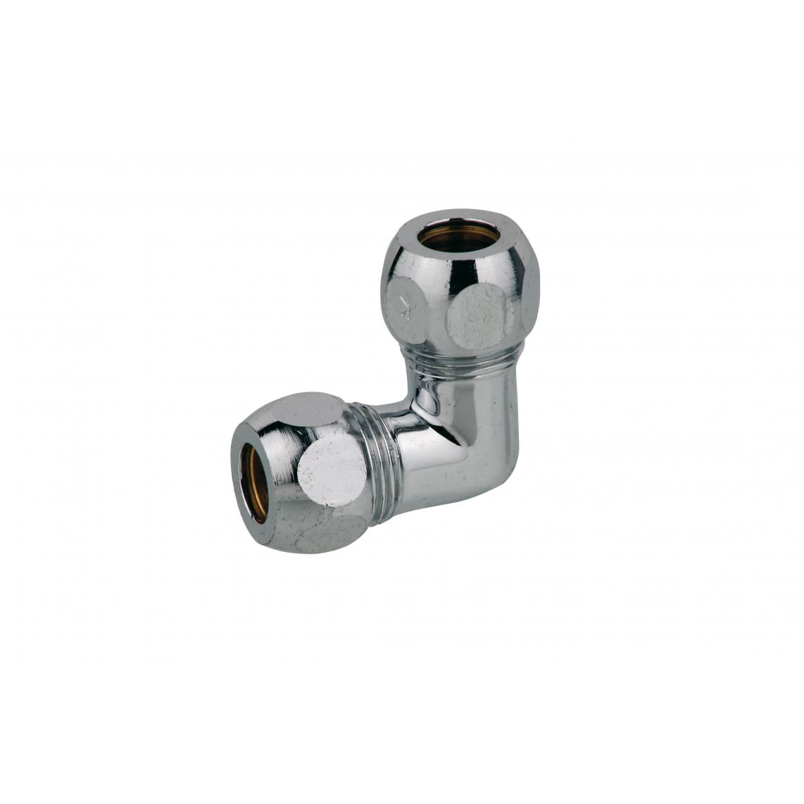 986252148 LT raccord à sertir-coude 90°, chromé, 3/8" x 10 mmQ