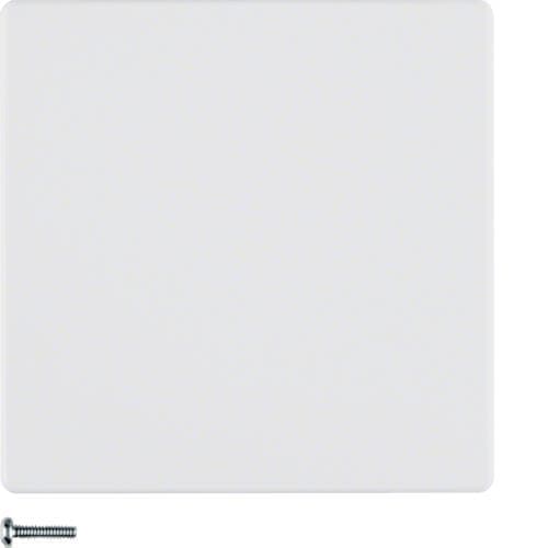Touche pour variateur électronique universel simple Berker Q.1 / Q.3 Blanc polaire Velours