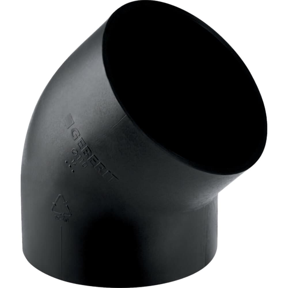Geberit décharge en PE coude 45° 63
