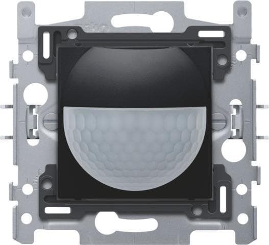 Détecteur de mouvement intérieur 180° avec contact de commutation 10A 230V 8m Black Coated