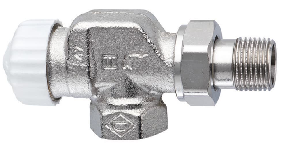 Heimeier V-Exact II robinet thermostatique équerre inversé 3/8"F
