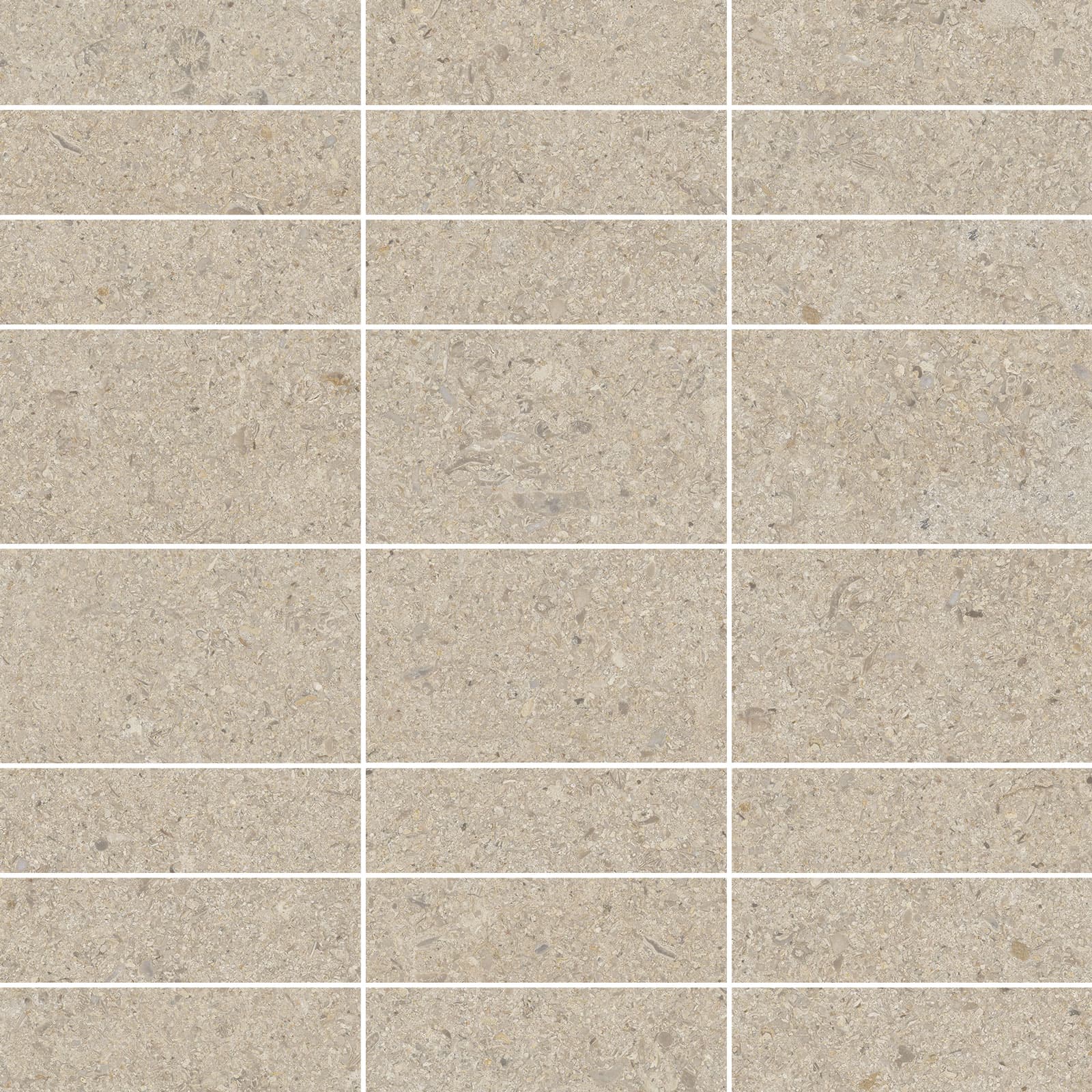 MOSAICO MACASSAR CALCARE SAND 30X30 BRU