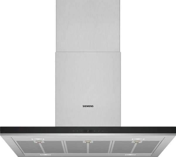 Hotte IQ500 Décoratif - îlot Box, 90cm, Inox, iQdrive, 3 niveaux + 2 intensifs, 445 / 867,1m³ / h, 5