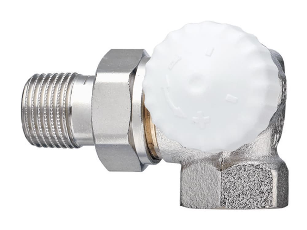 Heimeier V-Exact II robinet thermostatique double équerre droit 1/2"F