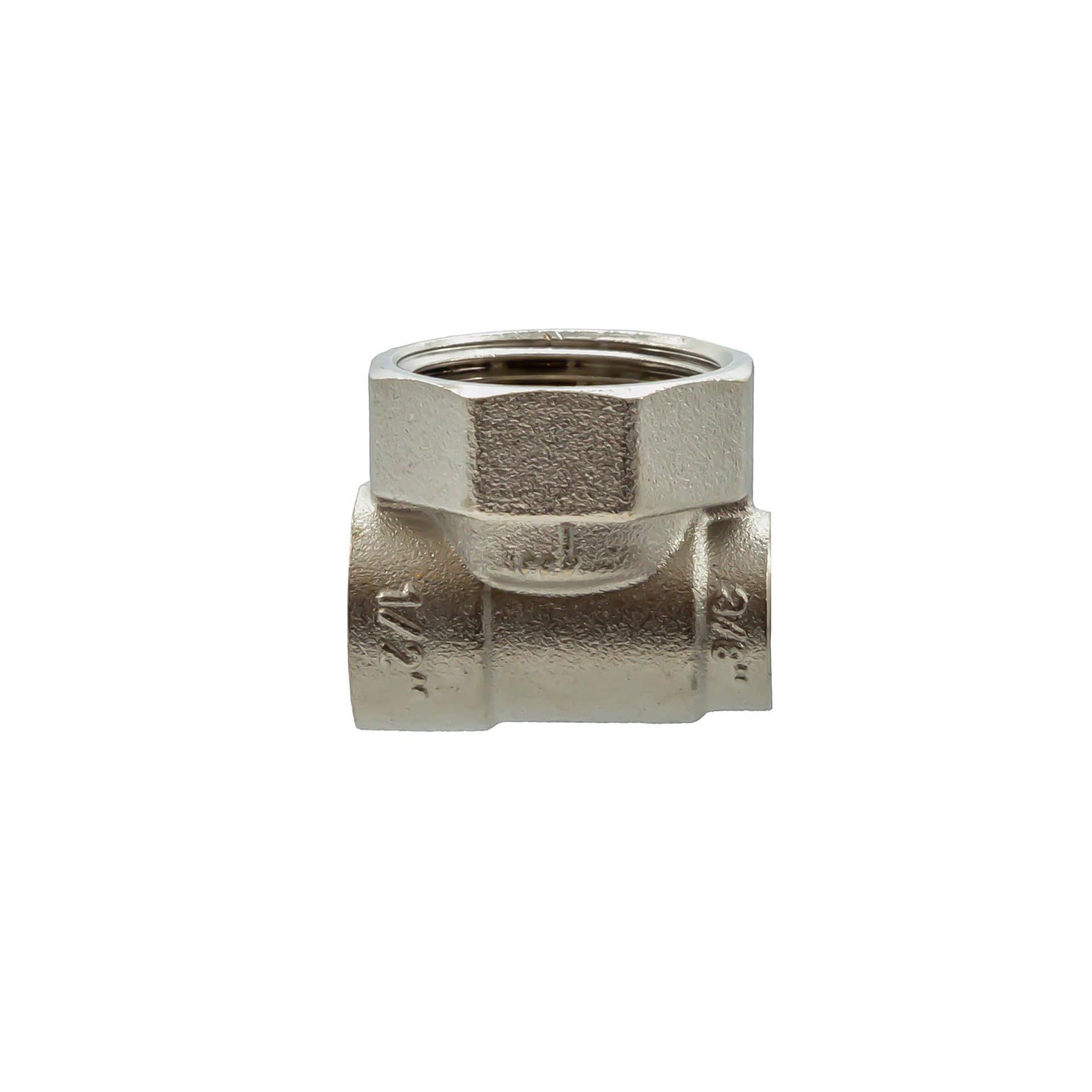 RACCORD TERMINAL CHROME POUR COLLECTEUR 1''FX1/2FX3/8F