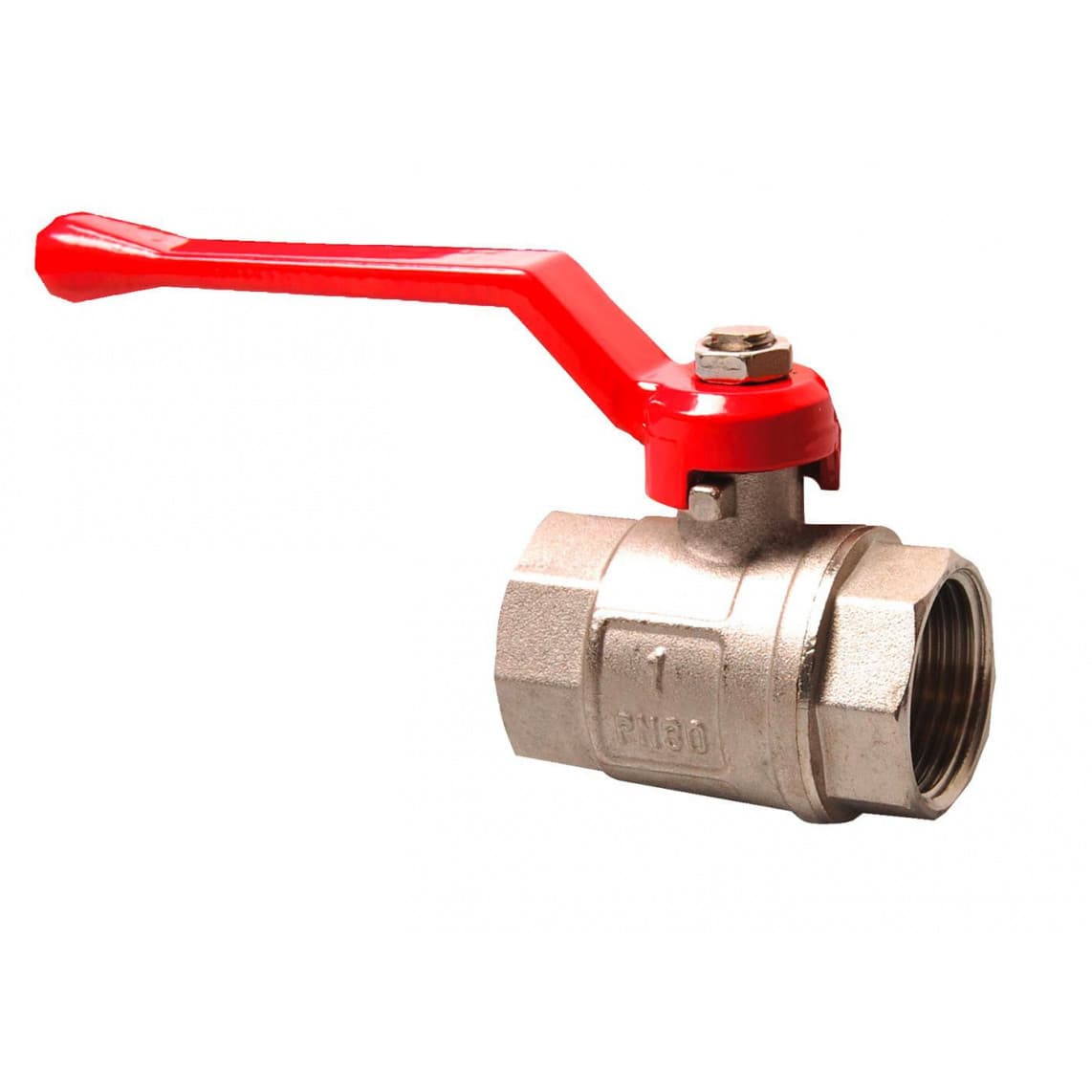 988594055 robinet à sphère, nickelé, 1" F