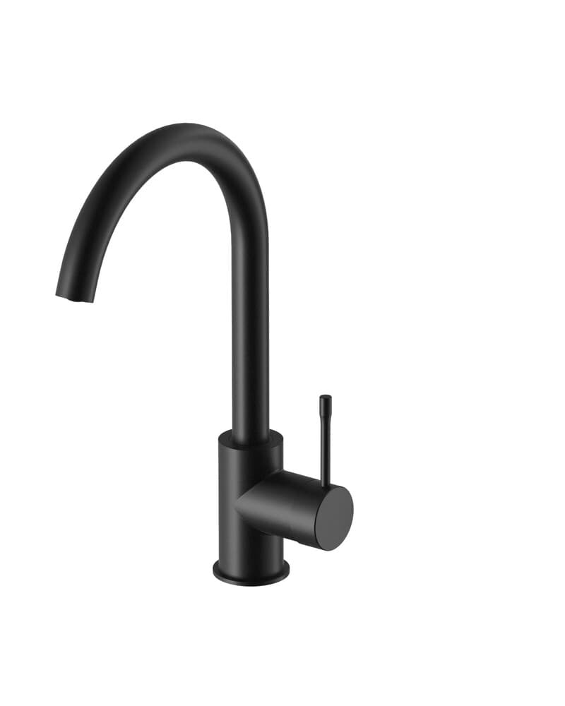 Van Marcke Nero mitigeur évier monocommande bec orientable noir mat