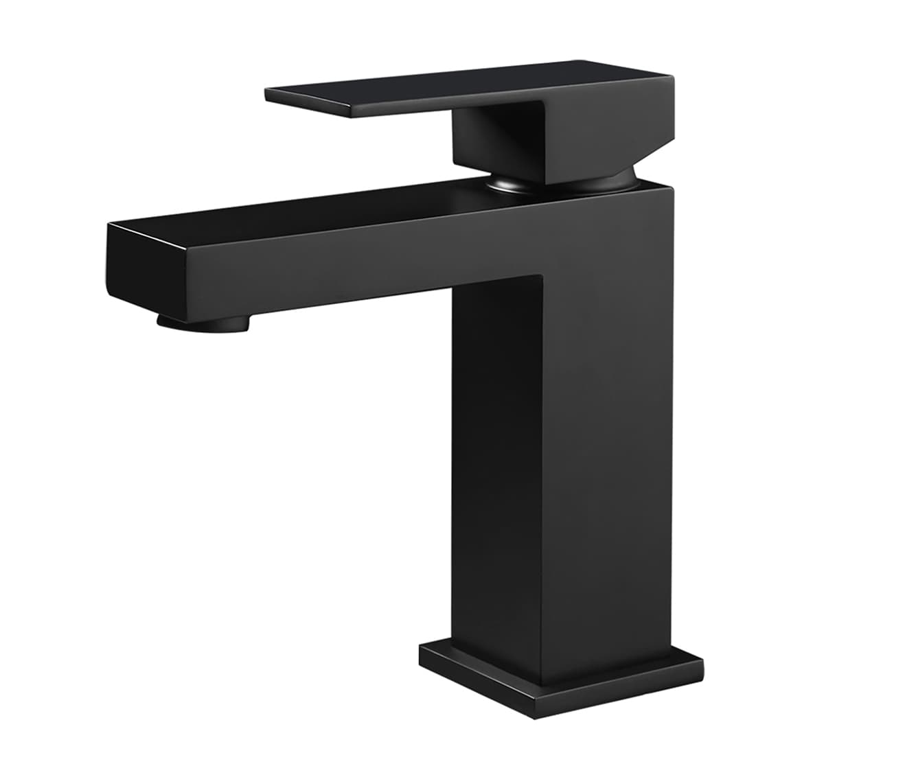 ALONI CHAN MITIGEUR DE LAVABO CARRÉ - NOIR MAT