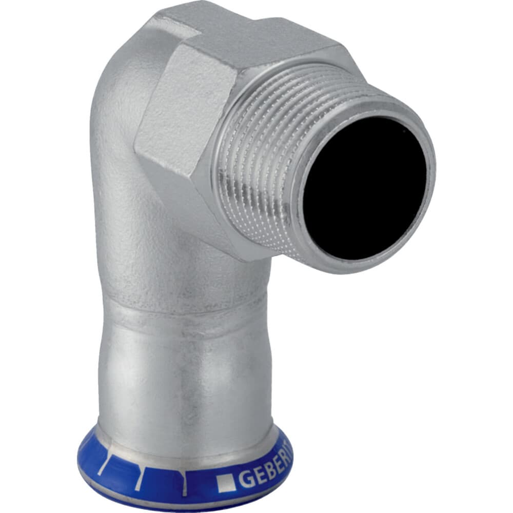 Geberit Mapress inox-eau coude équerre 90° avec filetage extérieur 28-4/4"M